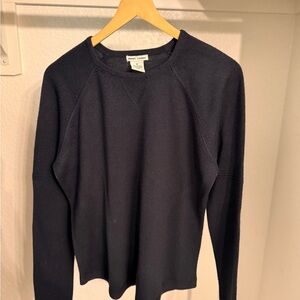 Sweet Romeo Women's Crew Neck Sweater - Navy